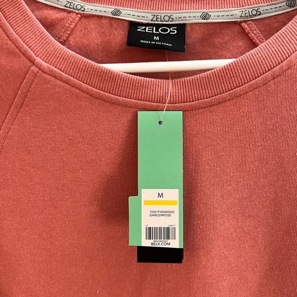 Zelos Dusty Rose Sweatshirt - Picture 2 of 3